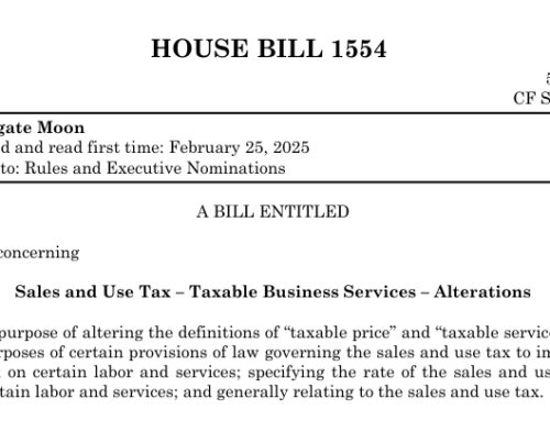 Business-to-Business Tax on The Table as Legislators Continue to Seek Solutions for the State’s Budget Deficit